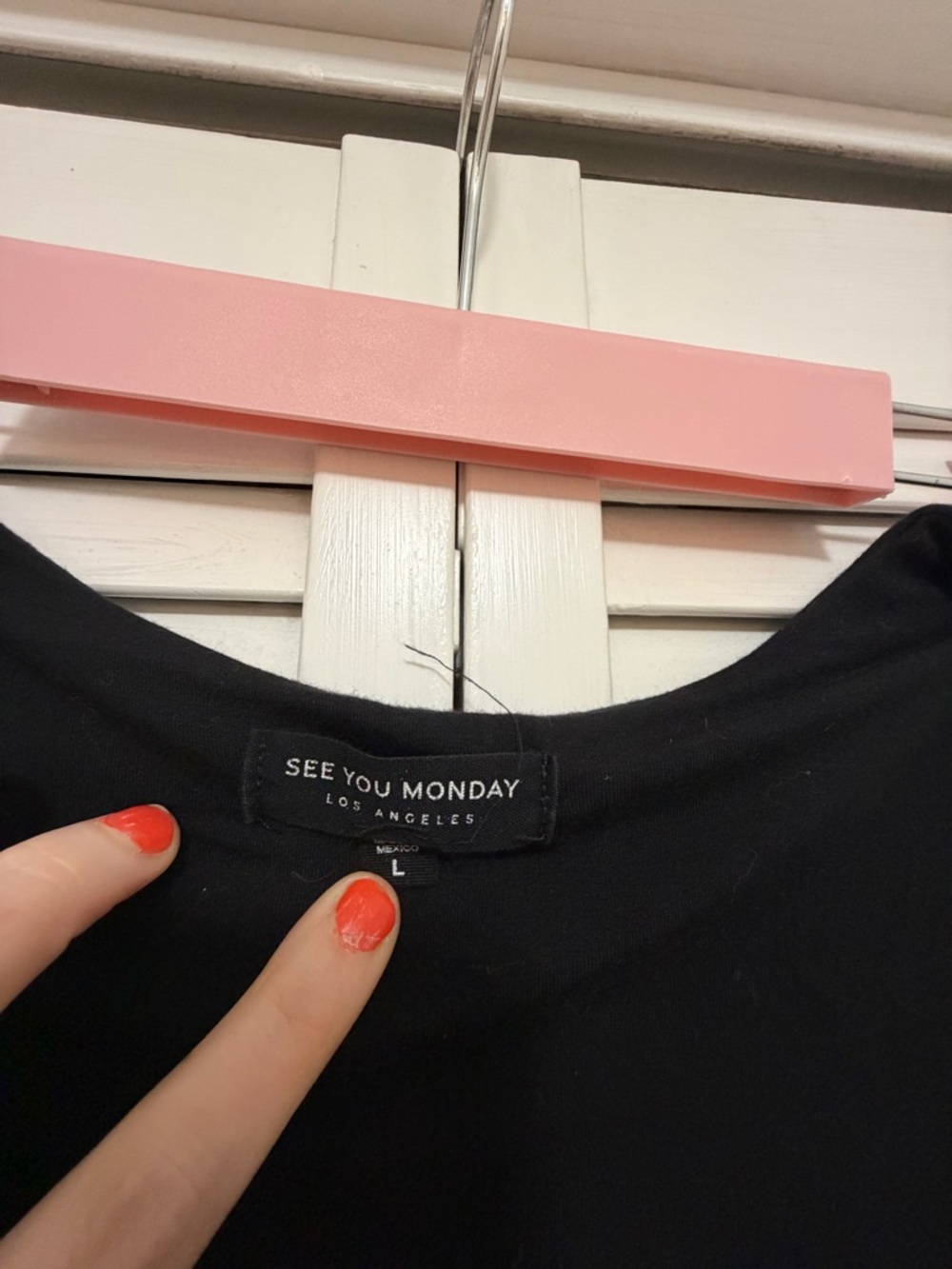 Black Mid calf silhouette dress - Picture 5 of 8